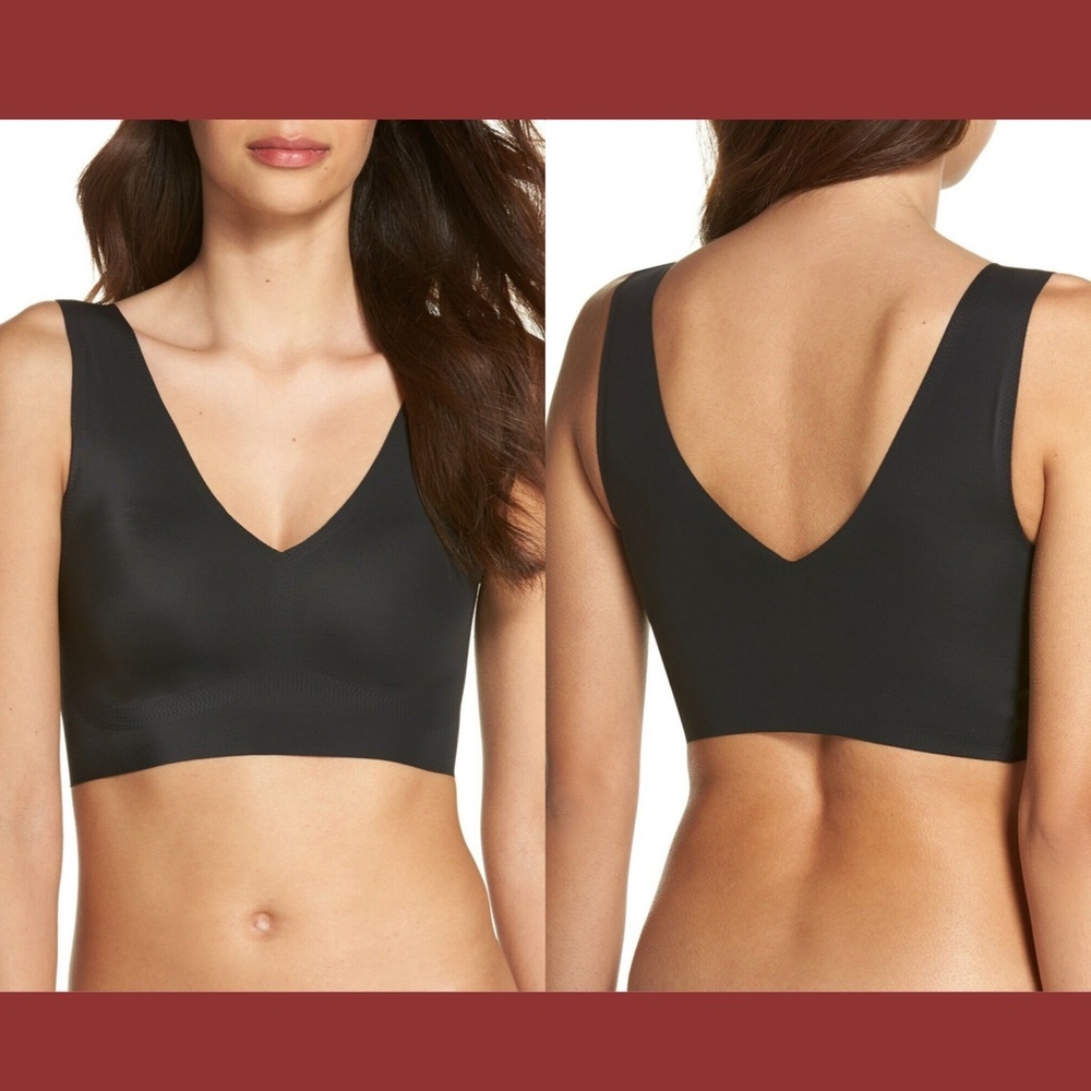 NEW $49 TRUE &‎ CO. True Body Padded Wireless Bra in Black [SZ XS ]